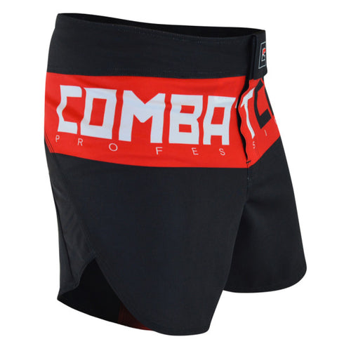 Combat Corner Supreme Hybrid Fight Shorts (Red)-4